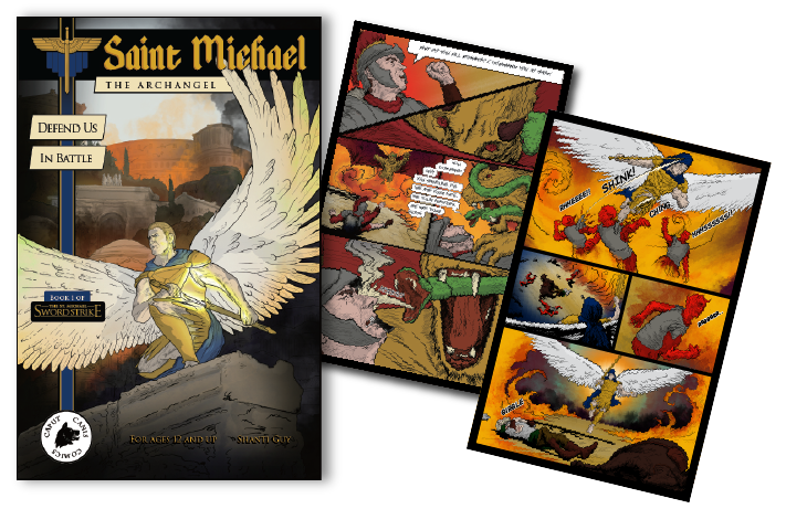 Comic Book: Saint Michael Defend Us in Battle